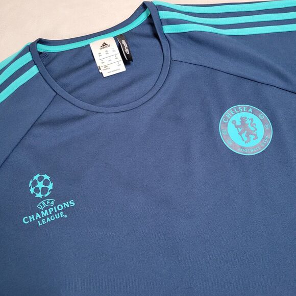 ADIDAS CHELSEA 2015/2016 UEFA CHAMPION LEAGUE SOCCER SHIRT JERSEY 3XL MENS - Picture 2 of 14